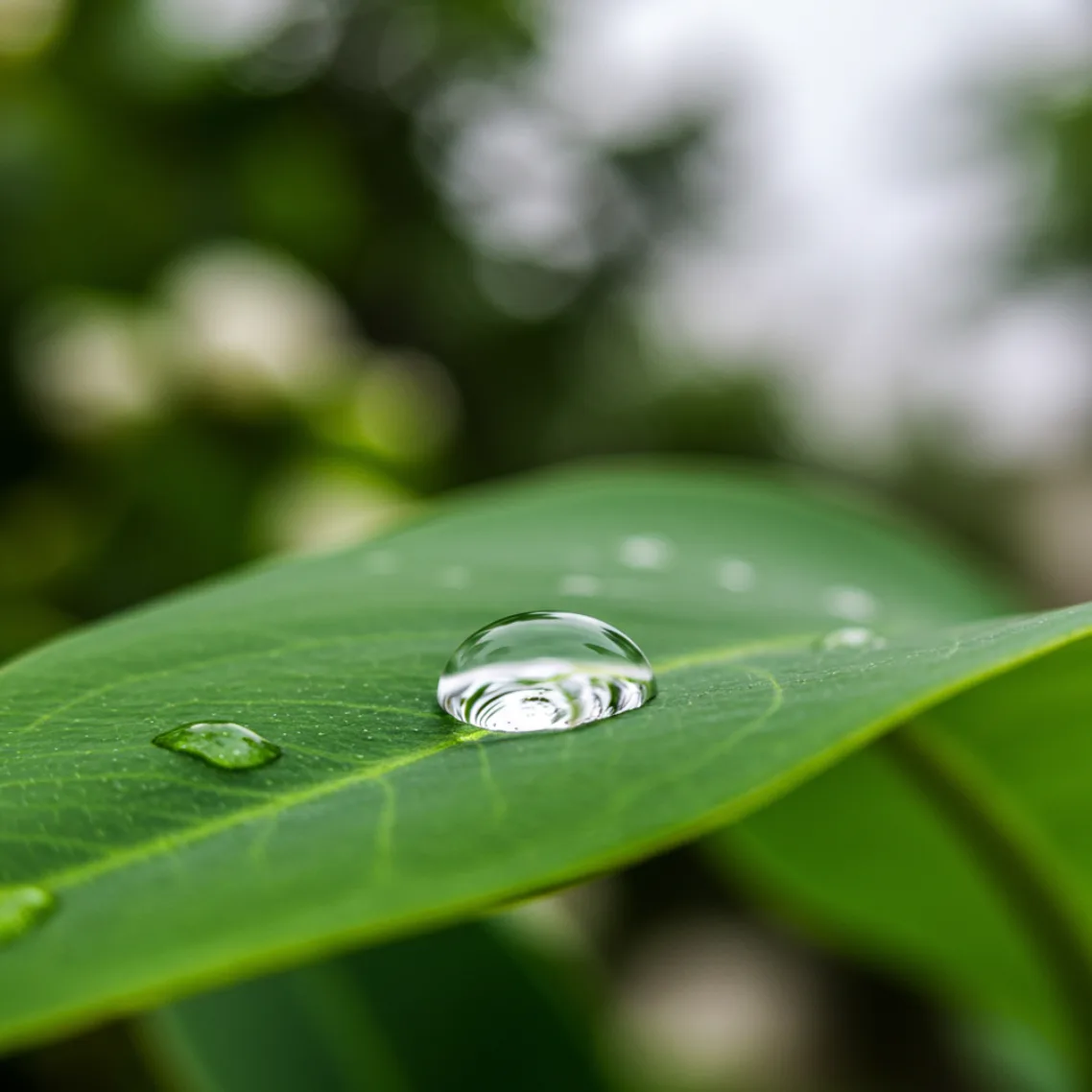 Leaf w/ water