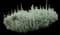Seafoam Curlicue Sage Brush — design image 1