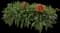 Spin Top Orange Halo Blanket Flower — design image 2