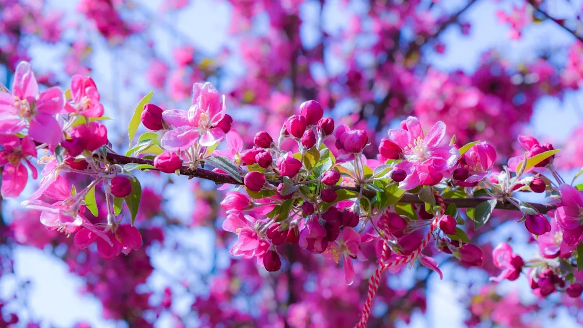 Apple blossoms