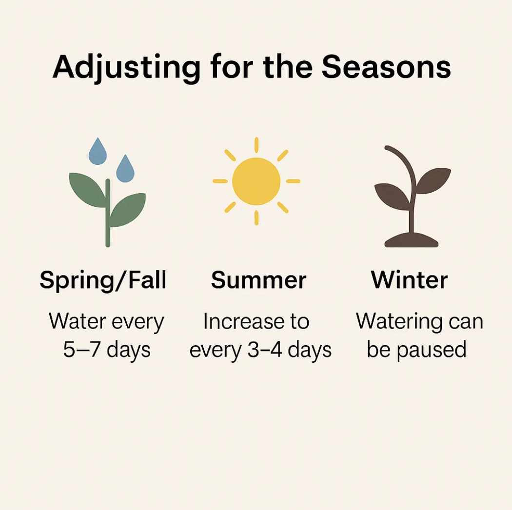 Seasons watering