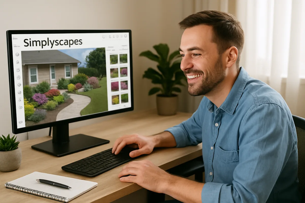 Happy Person using SimplyScapes