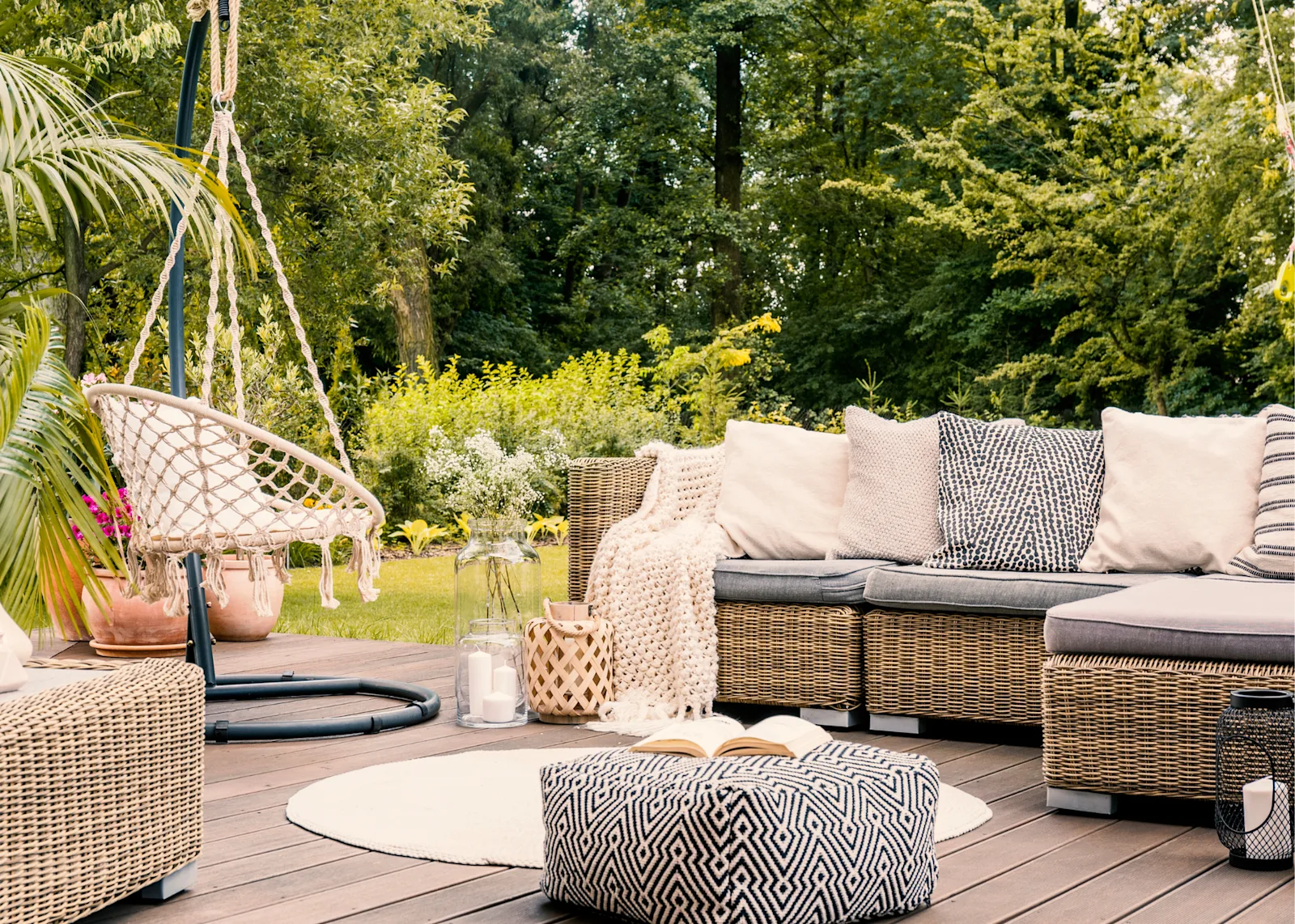Backyard patio